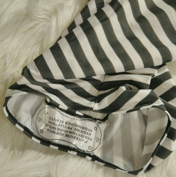 SWIMWEAR | Striped One Piece Swimsuit! - Picture 5 of 6